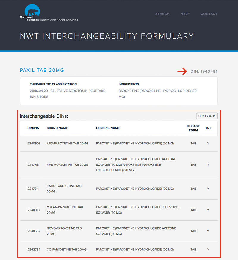 Figure 13: Details Page Interchangeable DINS